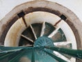 Spiral staircase lighthouse stone iron Royalty Free Stock Photo