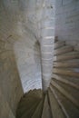 Spiral staircase made by stone