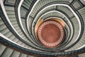 Spiral staircase of modern office building in Okraglak in Poznan, Poland Royalty Free Stock Photo