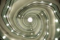 Spiral staircase of modern office building in Okraglak in Poznan, Poland Royalty Free Stock Photo