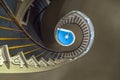 Spiral staircase in Nottoway Royalty Free Stock Photo