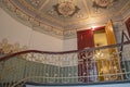 Spiral staircase in an old house Royalty Free Stock Photo