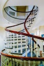 Spiral Staircase at the Old State House, Boston Massachusetts, USA Royalty Free Stock Photo