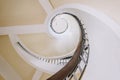 Spiral Staircase in the pagoda at the Chinese and Japanese Garden Royalty Free Stock Photo