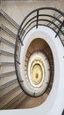 Spiral staircase from the top Royalty Free Stock Photo