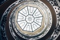 Spiral staircase in Vatican Museum. Italy Royalty Free Stock Photo