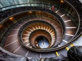Spiral staircase in Vatican museums Rome Italy Royalty Free Stock Photo