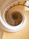 Spiral stairs like snail, Kutna Hora, Czech Republic Royalty Free Stock Photo