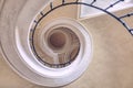 Spiral stairs like snail, Kutna Hora, Czech Republic Royalty Free Stock Photo