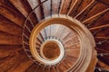 Spiral stairs like snail, Kutna Hora, Czech Republic Royalty Free Stock Photo