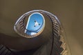 Spiral stairs to upper bedrooms Royalty Free Stock Photo