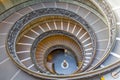 Spiral stairs in Vatican museum Royalty Free Stock Photo