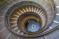 Spiral stairs of the Vatican Museums, Vatican City, Italy.