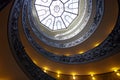 Spiral stairs of the Vatican Museums Royalty Free Stock Photo