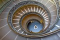 Spiral stairs of the Vatican Museums, Vatican City, Italy. Royalty Free Stock Photo