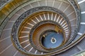 Spiral stairs of the Vatican Museums, Vatican City, Italy. Royalty Free Stock Photo