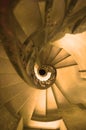 Spiral stairway Royalty Free Stock Photo