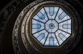 Spiral stairway of the Vatican Museums Royalty Free Stock Photo