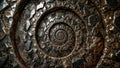 Spiral Stone Texture Royalty Free Stock Photo