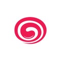 Spiral sweet water concept logo vector