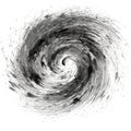 spiral swirling galaxy ai generated Royalty Free Stock Photo