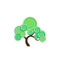 Spiral tree Royalty Free Stock Photo