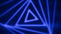 Spiral of triangular shape. Animation. Slow hypnotic animation with moving triangular spiral pattern. Triangular spiral