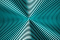 spiral turquoise metal textured background