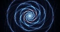 Abstract spiral vortex energy light tunnel background technology science innovation data Royalty Free Stock Photo