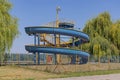 Spiral Water Toboggan Royalty Free Stock Photo