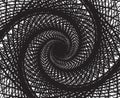 Spiral whirl abstract background black and white