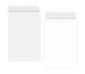 Spiral wire bound junior legal size dot grid notebook, mock up