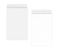 Spiral wire bound junior legal size grid lined diary, mock up