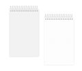 Spiral wire bound junior legal size squared note book, template