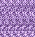 Seamless Purple Spiral Pattern for Abstract Background