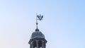 Spire of the castle tower of Nesvizh Castle, Belarus. Medieval castle and palace. Heritage concepts. Royalty Free Stock Photo