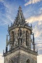 Spire of the gothic medieval cathedral of Magdeburg, Germany