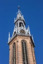Spire of the Jozef Cathedral in Groningen Royalty Free Stock Photo