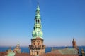 Spire of Kronborg castle Royalty Free Stock Photo