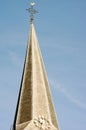 The spire of the Martinuskerk in Arnhem Royalty Free Stock Photo