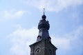 Spire of the St Peter and Paul Church in Hansbeke, Deinze, East Flanders, Belgium.