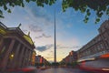 Spire symbol in Dublin, Ireland Royalty Free Stock Photo