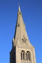 Spire of a village church in England