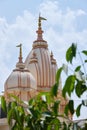 Historical centre of worship. The spires of Naba Brindaban - Bagbazar , Kolkata (Calcutta) , West Bengal , India