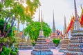 The spires of Wat Pho temple, Bangkok, Thailand