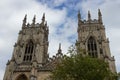 The spires of York Minster cathedral