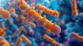 Spirillum Minus Ratbite Fever Bacteria Under Microscope AI Generated