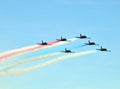 Spirit Aerobatic Team Flying Formation At Air Show Royalty Free Stock Photo