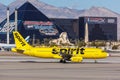 Spirit Airbus A320 airplane at Las Vegas airport in the United States