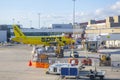 Spirit Airlines Airbus 320 at Boston Airport